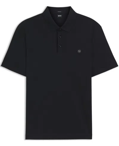 Hugo Boss Polo With Logo In Black