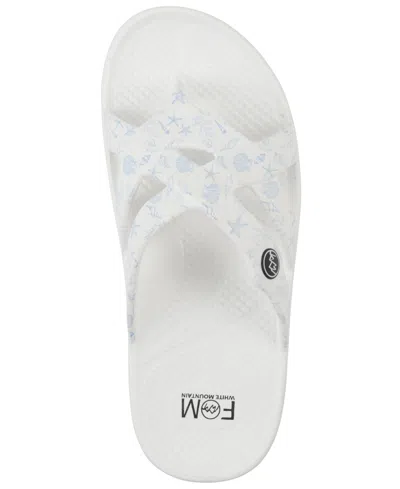 White Mountain Rip Sandal In Blue