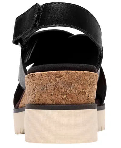 Clarks Diaz Wedge Sandal In Black