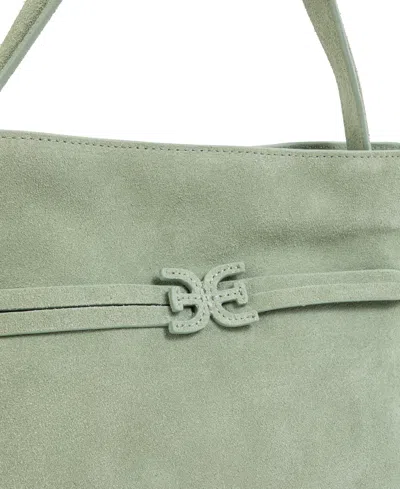 Sam Edelman Medium Drawstring Tote Bag In Green