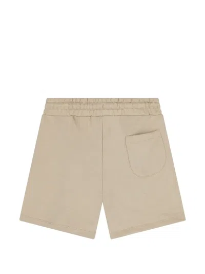 Msgm Drawstring Pocket Shorts In Neutral
