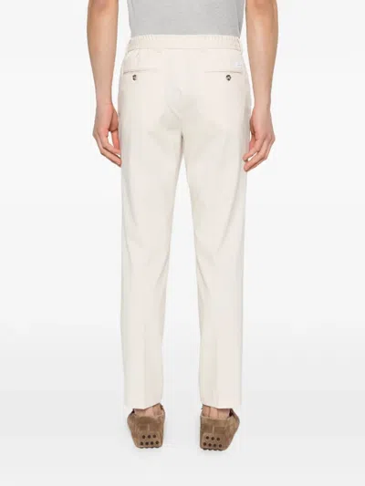 Manuel Ritz Drawstring Charm Trousers In Neutral