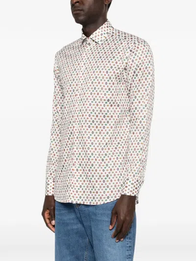 Etro Hemd Mit Print In Multi