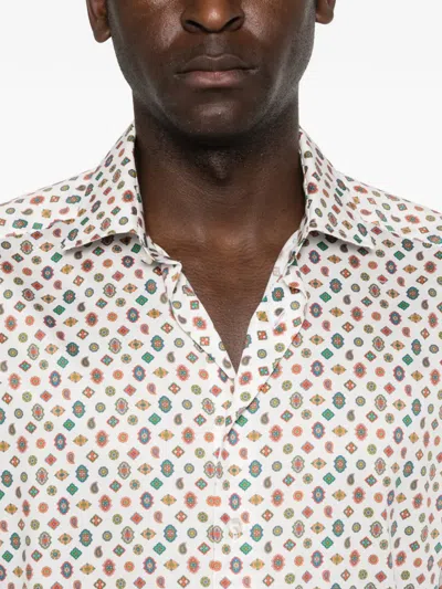 Etro Hemd Mit Print In Multi