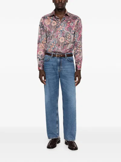 Etro Hemd Mit Paisleymuster In Multi