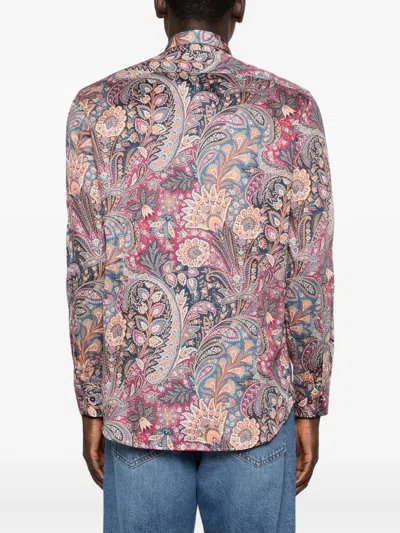 Etro Hemd Mit Paisleymuster In Multi