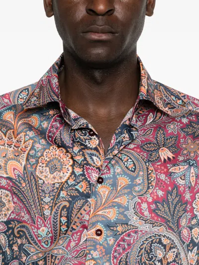 Etro Hemd Mit Paisleymuster In Multi