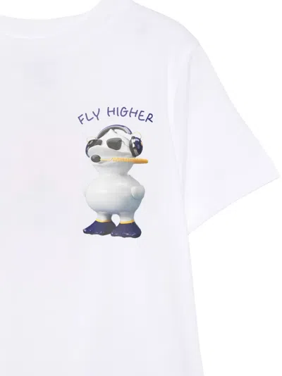 Save The Duck Graphic T-shirt In White