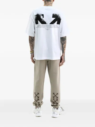 Off-white Drawstring Sweatpants In Neutral