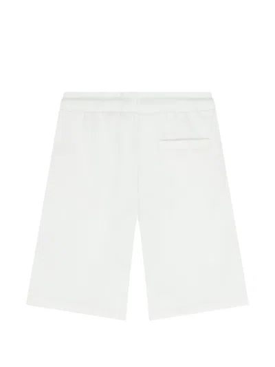 Bugatti Logo-print Drawstring Shorts In White