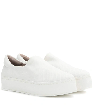 Opening Ceremony Platform Slip-on Sneakers In White