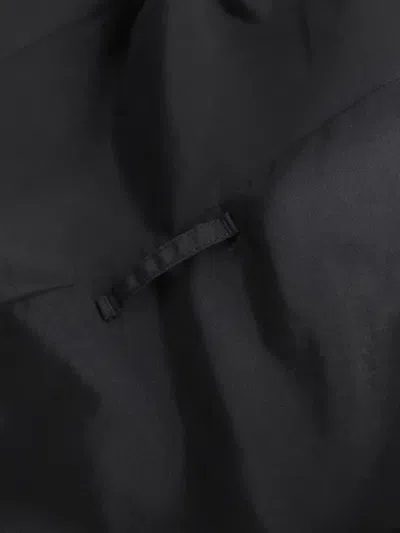 Pre-owned Prada Double-breasted Trench Coat In Black
