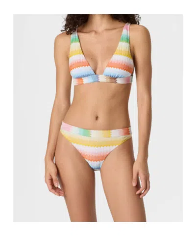 Missoni Zigzag-pattern Bikini In Multi