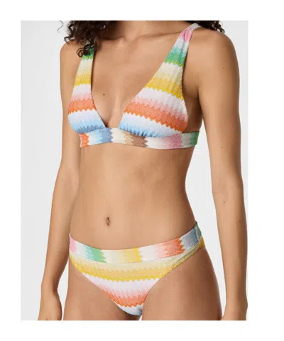 Missoni Zigzag-pattern Bikini In Multi