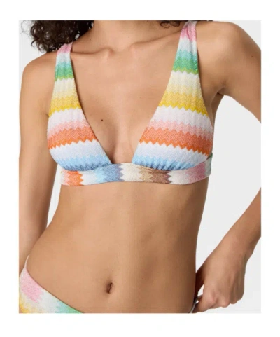 Missoni Zigzag-pattern Bikini In Multi