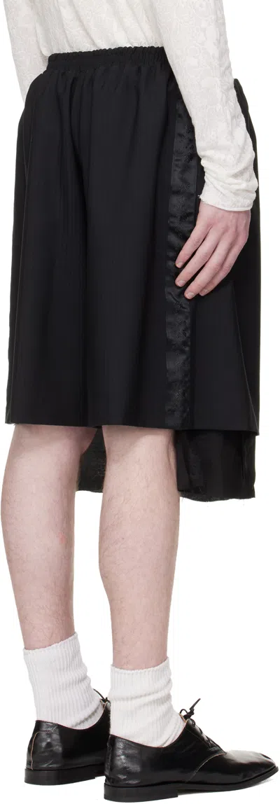 Edward Cuming Black Exploded Lining Shorts In Black