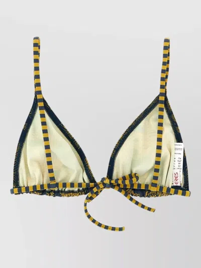 Eres Hamac Triangle Bikini Top Adjustable Straps Tropical In Multi