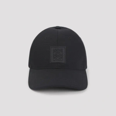 Loewe Anagram Patch Baseball Cap In Black