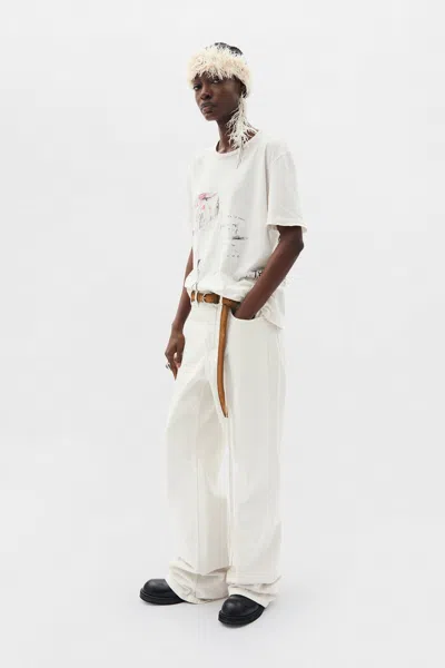 Ann Demeulemeester Genoveva 5-pockets Relaxed Flared Trousers In Multi