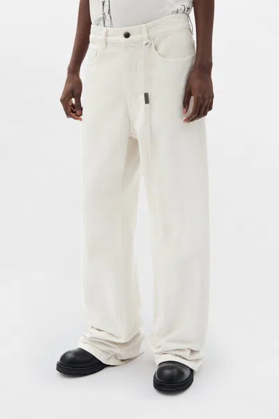 Ann Demeulemeester Genoveva 5-pockets Relaxed Flared Trousers In Multi