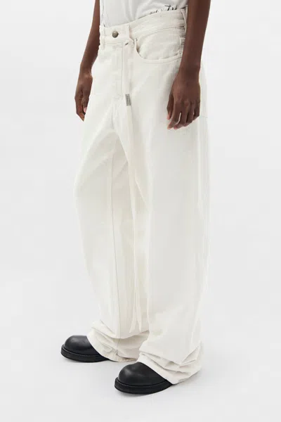 Ann Demeulemeester Genoveva 5-pockets Relaxed Flared Trousers In Multi