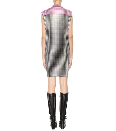 Shop Christopher Kane Exclusive To Mytheresa.com - Gingham Cotton Dress In Llack