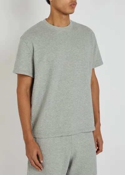 Givenchy Logo Patch Crewneck T-shirt In Gray