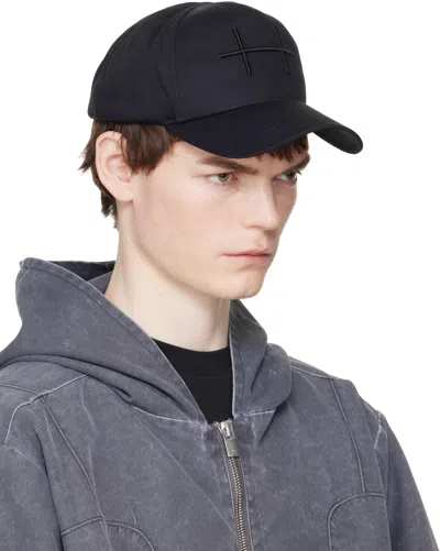 Heliot Emil Black Plus Cap In Black