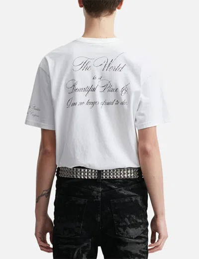 Basketcase Iris, T-shirt In White