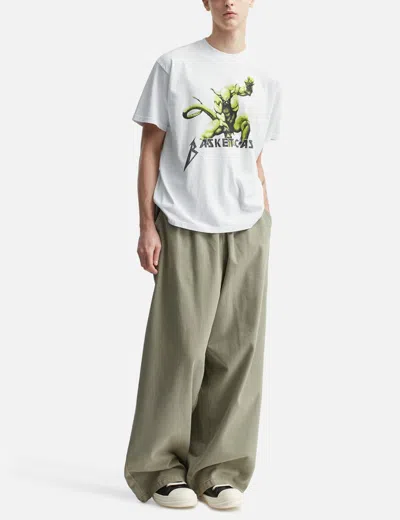 Basketcase Roscog, T-shirt In White