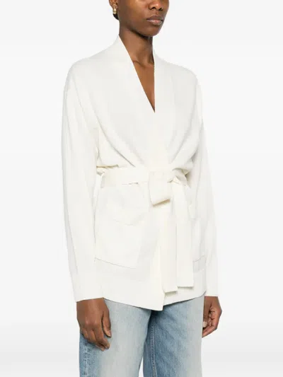 Bompard Belted Pocket Jacket In Neutral
