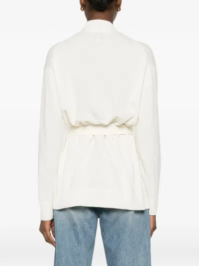 Bompard Belted Pocket Jacket In Neutral