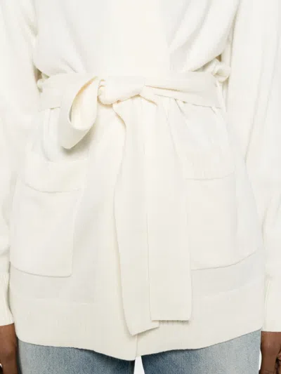 Bompard Belted Pocket Jacket In Neutral