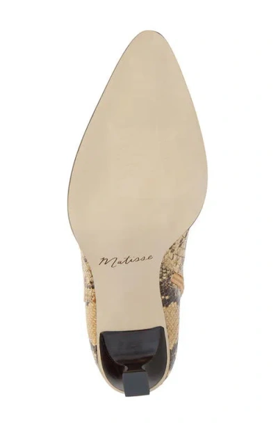 Matisse Gabbie Pointed Toe Bootie In Multi