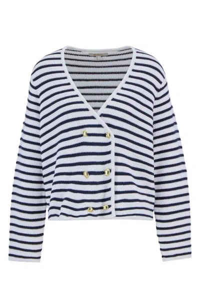 Barbour Abby Double Breasted Knit Jacket In Multi