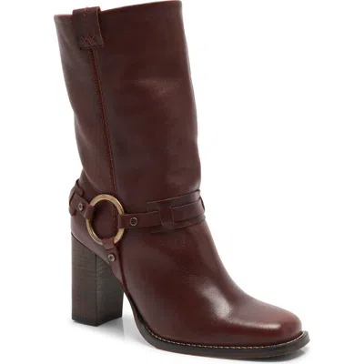 Free People Hayden Harness Bootie In Brown | ModeSens