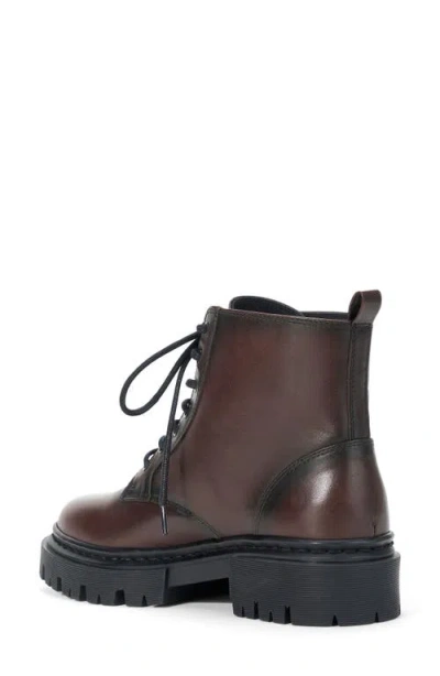 Staud Henry Combat Boots Espresso In Brown