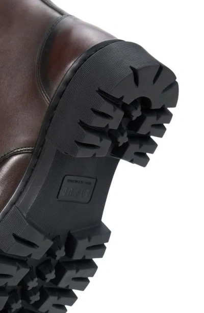 Staud Henry Combat Boots Espresso In Brown