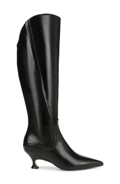 27 Edit Naturalizer Pepper Kitten Heel Knee High Boot In Black