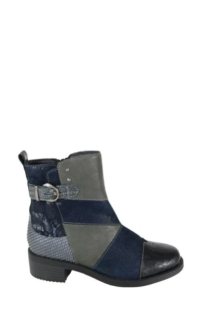 David Tate Surprise Patchwork Leather Bootie
