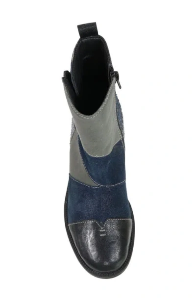 David Tate Surprise Patchwork Leather Bootie