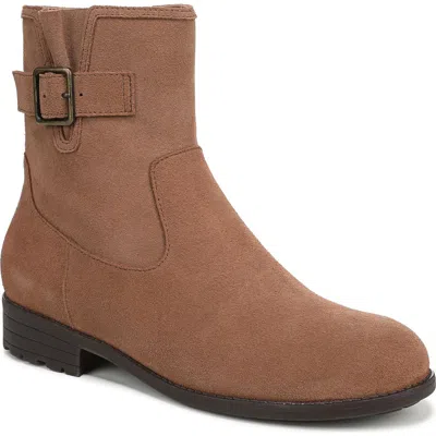 Vionic Wide Width Jill Bootie In Brown