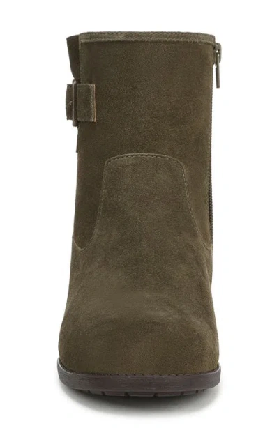 Vionic Wide Width Jill Bootie In Green