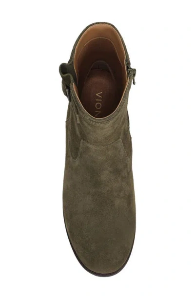 Vionic Wide Width Jill Bootie In Green