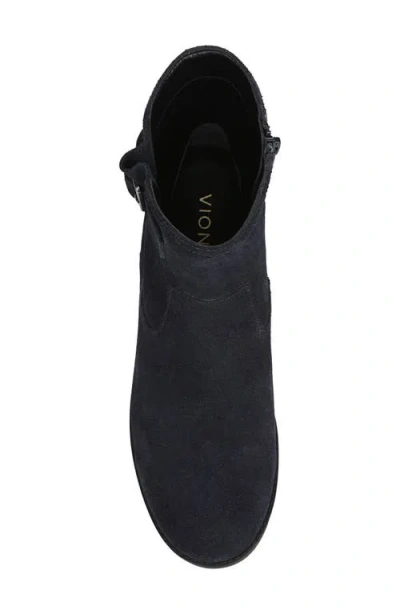 Vionic Wide Width Jill Bootie In Blue