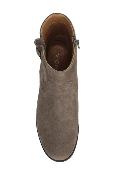 Vionic Wide Width Jill Bootie In Gray