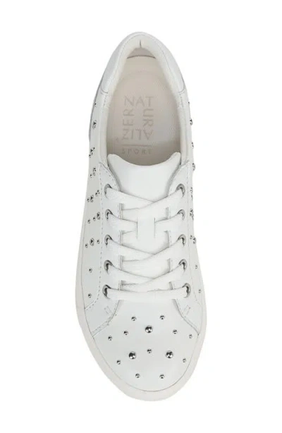 Naturalizer Morrison Stud Sneaker In White