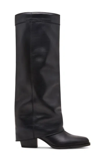Steve Madden Winnick Wide Calf Boot In Brown