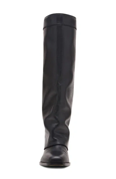 Steve Madden Winnick Wide Calf Boot In Brown