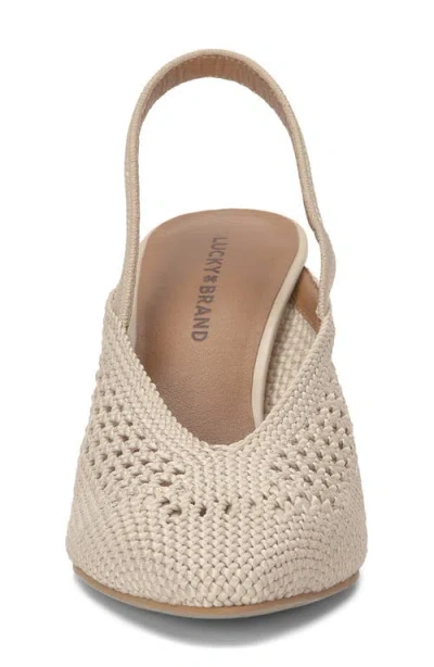 Lucky Brand Melony Slingback Pump In Neutral